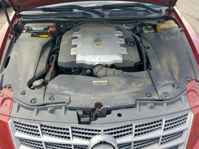 1G6DW67V480104851 - 2008 CADILLAC STS RED photo 7