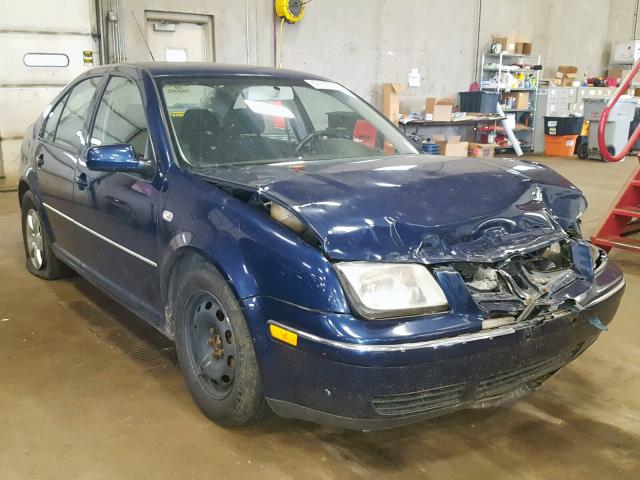 3VWSE69M34M102413 - 2004 VOLKSWAGEN JETTA GLS BLUE photo 1