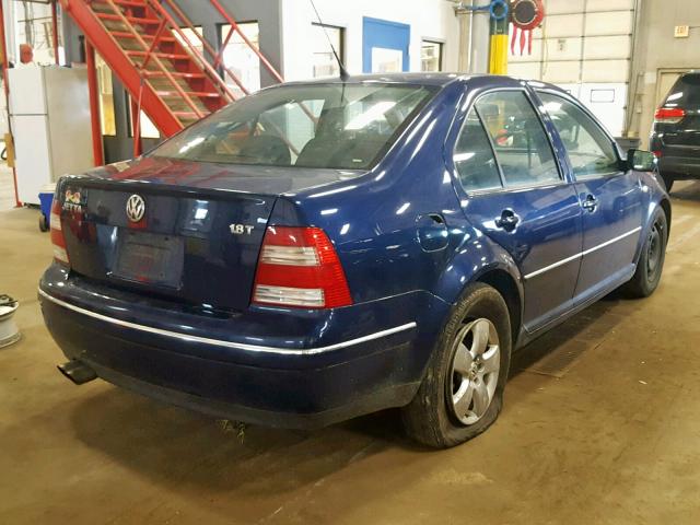 3VWSE69M34M102413 - 2004 VOLKSWAGEN JETTA GLS BLUE photo 4