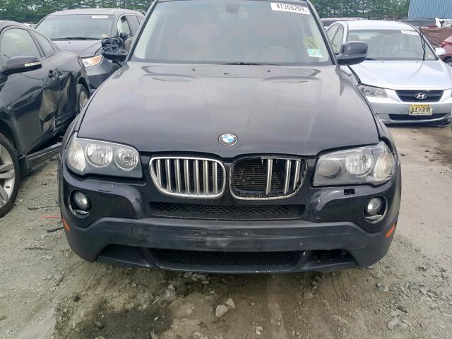 WBXPC9C40AWJ38003 - 2010 BMW X3 XDRIVE3 BLACK photo 9