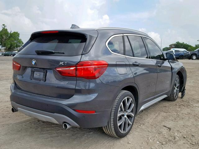 WBXHT3C34J5K23716 - 2018 BMW X1 XDRIVE2 GRAY photo 4