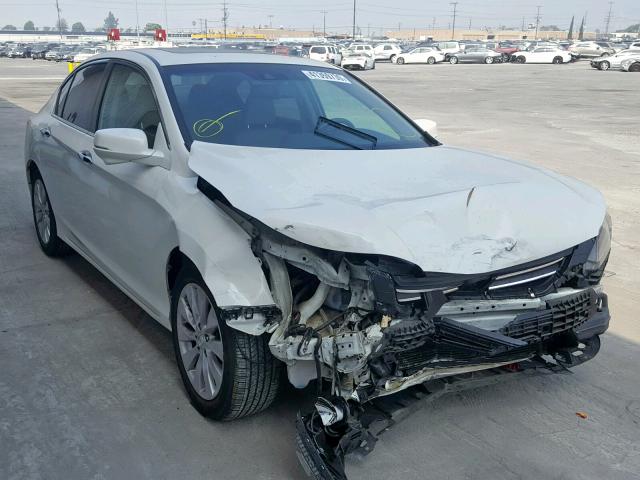 1HGCR2F82DA275303 - 2013 HONDA ACCORD EXL WHITE photo 1