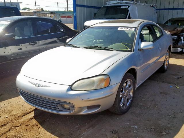 4C3AG52H32E052330 - 2002 CHRYSLER SEBRING LX SILVER photo 2