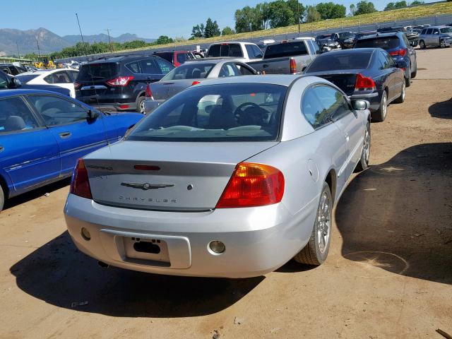 4C3AG52H32E052330 - 2002 CHRYSLER SEBRING LX SILVER photo 4