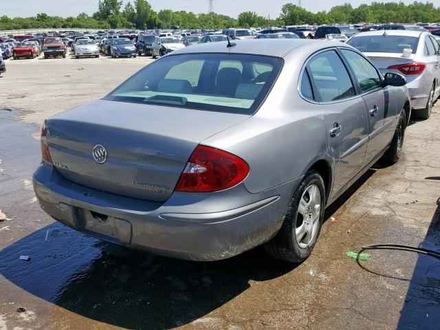 2G4WC582X71194325 - 2007 BUICK LACROSSE C SILVER photo 4