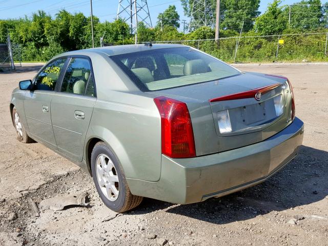 1G6DP567450138410 - 2005 CADILLAC CTS HI FEA GREEN photo 3