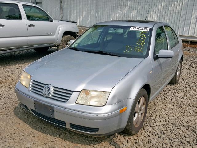 3VWSK69M24M055741 - 2004 VOLKSWAGEN JETTA GLS SILVER photo 2