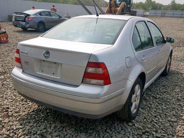 3VWSK69M24M055741 - 2004 VOLKSWAGEN JETTA GLS SILVER photo 4