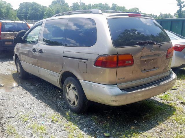 4T3ZF13C8YU223850 - 2000 TOYOTA SIENNA LE TAN photo 3