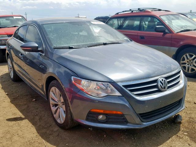 WVWHP7ANXCE517430 - 2012 VOLKSWAGEN CC LUXURY GRAY photo 1