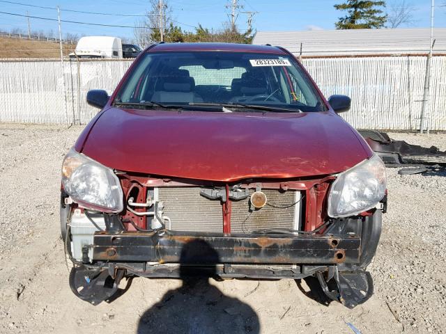 5Y2SL65808Z406885 - 2008 PONTIAC VIBE RED photo 9