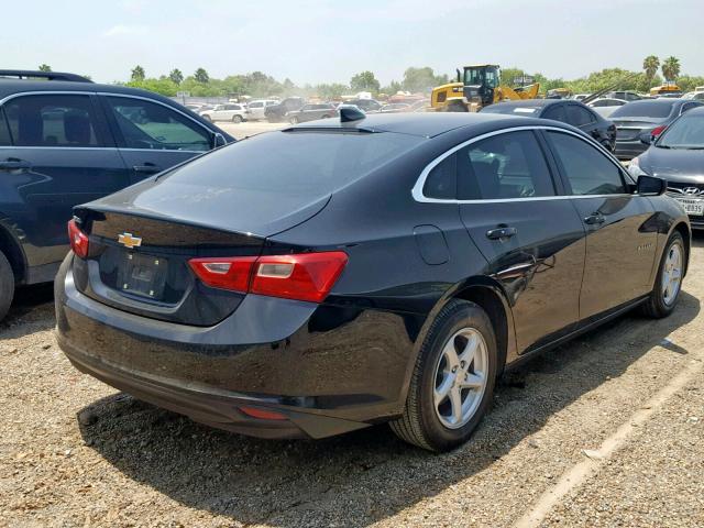 1G1ZB5ST5JF270063 - 2018 CHEVROLET MALIBU LS BLACK photo 4