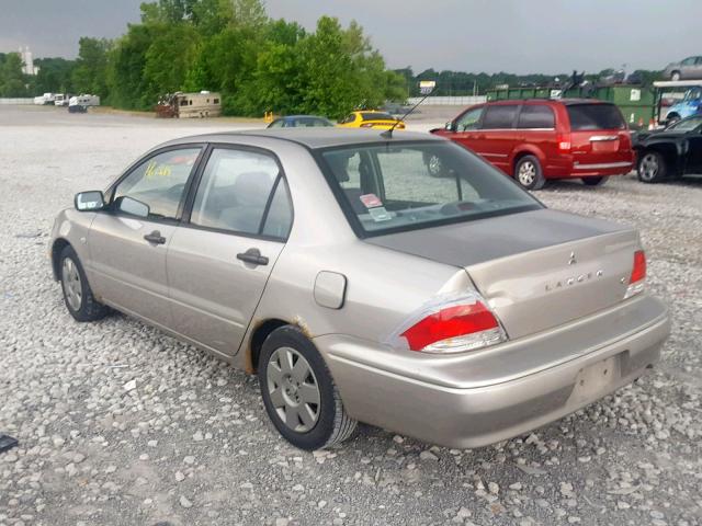 JA3AJ26E42U077335 - 2002 MITSUBISHI LANCER ES SILVER photo 3