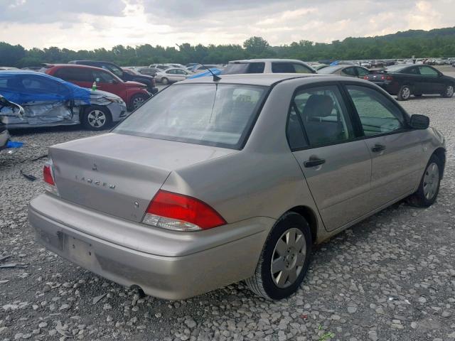 JA3AJ26E42U077335 - 2002 MITSUBISHI LANCER ES SILVER photo 4