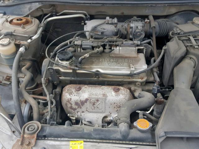 JA3AJ26E42U077335 - 2002 MITSUBISHI LANCER ES SILVER photo 7