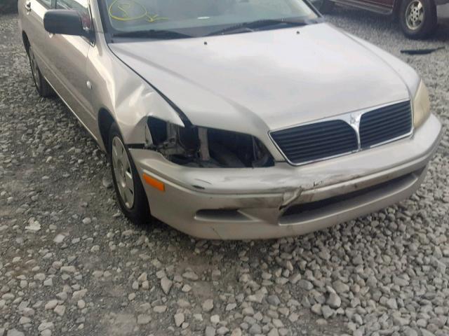 JA3AJ26E42U077335 - 2002 MITSUBISHI LANCER ES SILVER photo 9