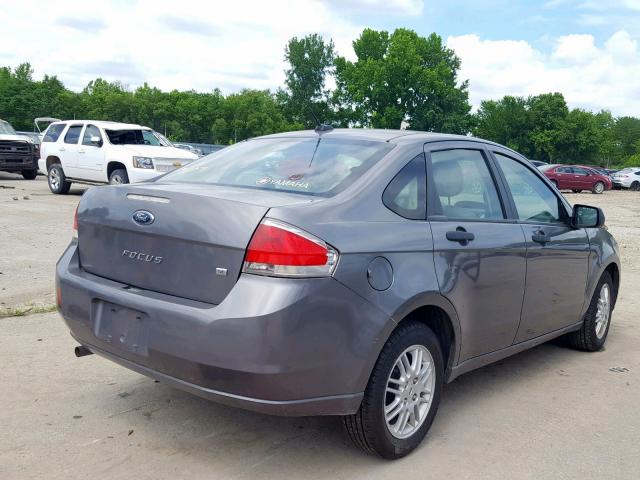 1FAHP3FN0BW117506 - 2011 FORD FOCUS GRAY photo 4