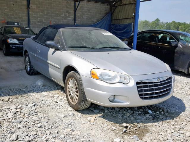 1C3EL55R05N704814 - 2005 CHRYSLER SEBRING TO SILVER photo 1