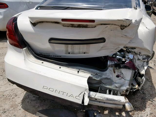 2G2WP552871213648 - 2007 PONTIAC GRAND PRIX WHITE photo 10