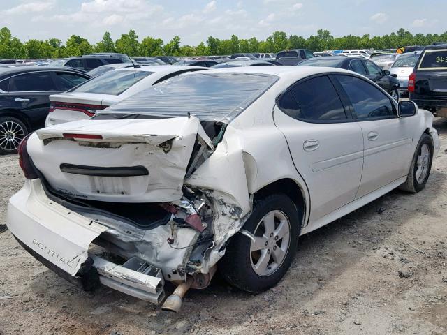 2G2WP552871213648 - 2007 PONTIAC GRAND PRIX WHITE photo 4