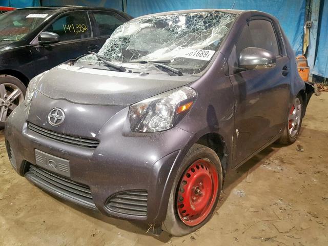 JTNJJXB05CJ017572 - 2012 TOYOTA SCION IQ GRAY photo 2