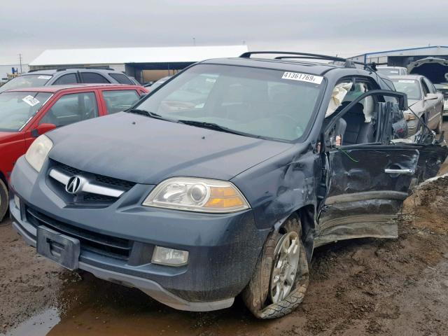 2HNYD18994H511007 - 2004 ACURA MDX TOURIN GRAY photo 2