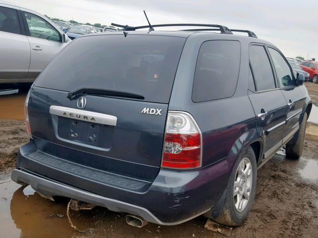 2HNYD18994H511007 - 2004 ACURA MDX TOURIN GRAY photo 4