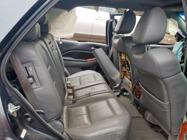 2HNYD18994H511007 - 2004 ACURA MDX TOURIN GRAY photo 6