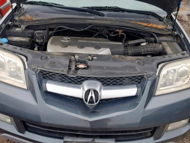 2HNYD18994H511007 - 2004 ACURA MDX TOURIN GRAY photo 7