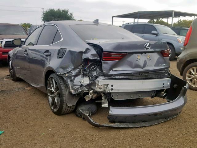 JTHBA1D28G5004638 - 2016 LEXUS IS 200T GRAY photo 3