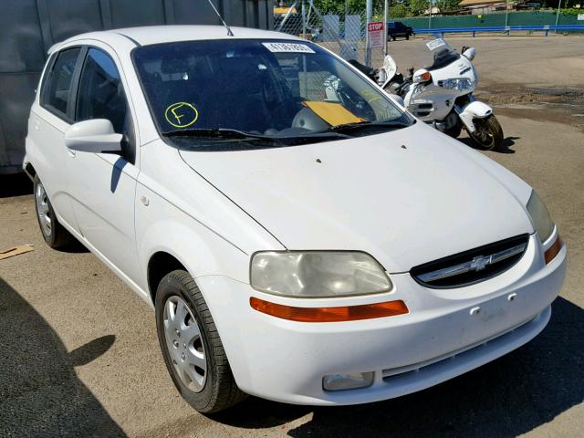 KL1TD66636B627411 - 2006 CHEVROLET AVEO BASE Ağ foto 1