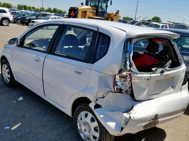 KL1TD66636B627411 - 2006 CHEVROLET AVEO BASE Ağ foto 3