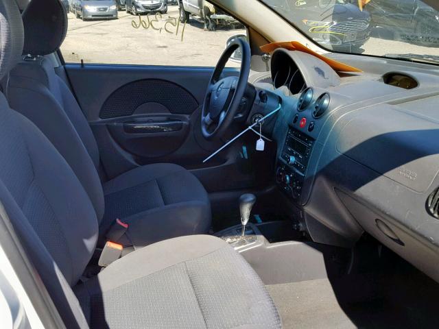 KL1TD66636B627411 - 2006 CHEVROLET AVEO BASE Ağ foto 5