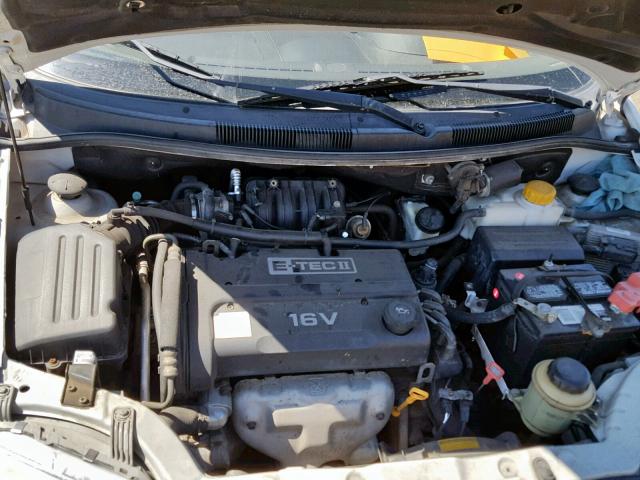 KL1TD66636B627411 - 2006 CHEVROLET AVEO BASE Ağ foto 7