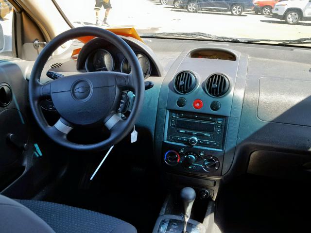 KL1TD66636B627411 - 2006 CHEVROLET AVEO BASE Ağ foto 9