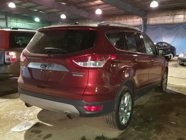 1FMCU0JXXEUA59615 - 2014 FORD ESCAPE TIT ORANGE photo 4