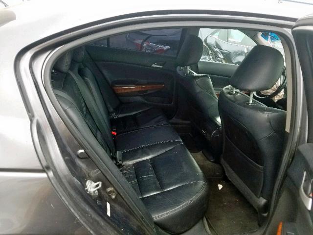 1HGCP2F81BA053189 - 2011 HONDA ACCORD EXL GRAY photo 6