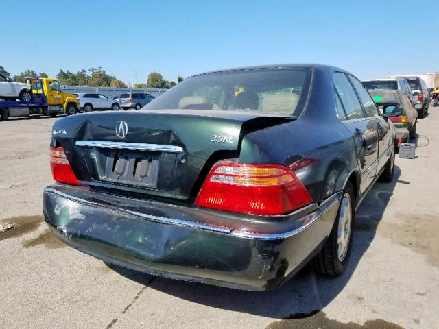 JH4KA9656YC015754 - 2000 ACURA 3.5RL BLACK photo 4