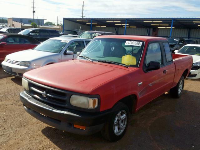 4F4CR16U4RTM79397 - 1994 MAZDA B3000 CAB RED photo 2