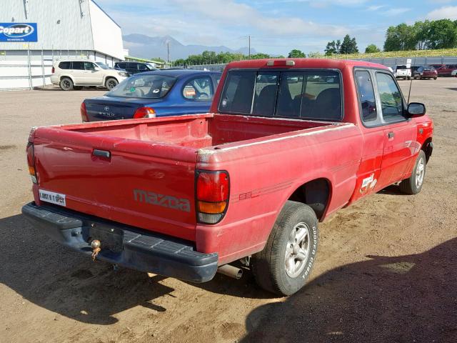 4F4CR16U4RTM79397 - 1994 MAZDA B3000 CAB RED photo 4