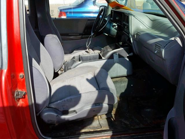 4F4CR16U4RTM79397 - 1994 MAZDA B3000 CAB RED photo 5