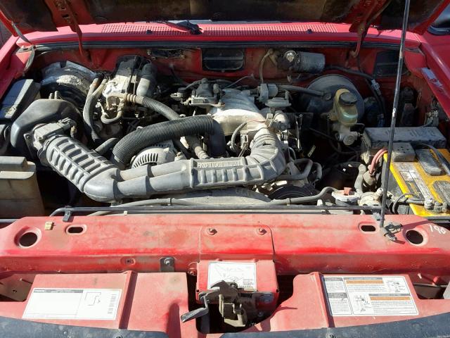 4F4CR16U4RTM79397 - 1994 MAZDA B3000 CAB RED photo 7