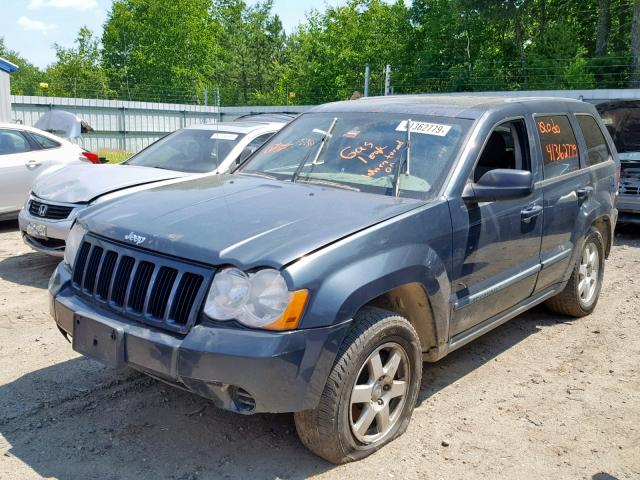 1J8GR48K38C183740 - 2008 JEEP GRAND CHER BLUE photo 2