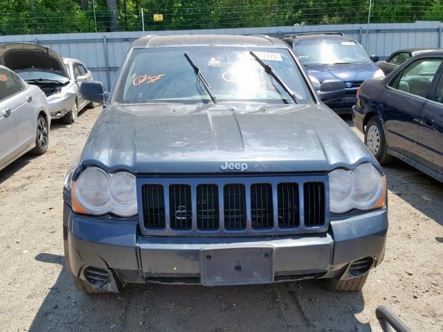 1J8GR48K38C183740 - 2008 JEEP GRAND CHER BLUE photo 9