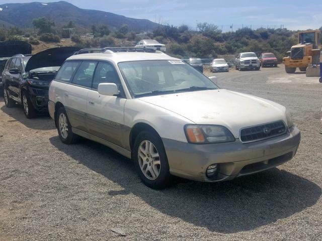 4S3BH895737658635 - 2003 SUBARU LEGACY OUT WHITE photo 1