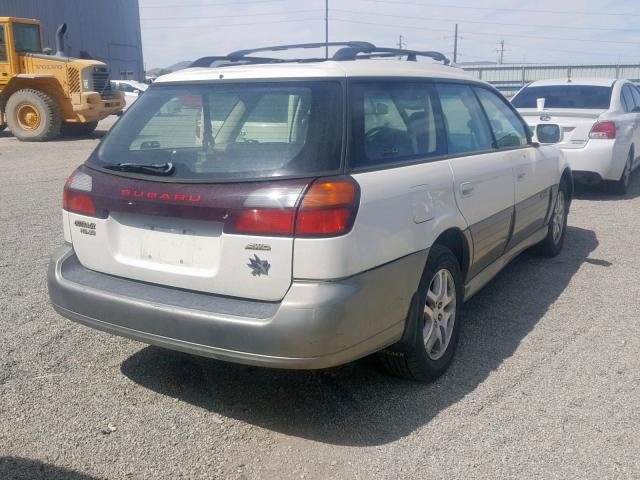 4S3BH895737658635 - 2003 SUBARU LEGACY OUT WHITE photo 4