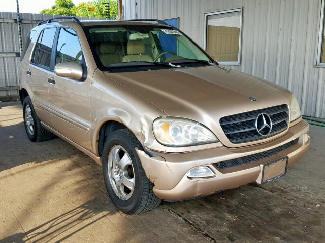 4JGAB57E24A504834 - 2004 MERCEDES-BENZ ML 350 GOLD photo 1