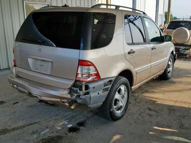 4JGAB57E24A504834 - 2004 MERCEDES-BENZ ML 350 GOLD photo 4