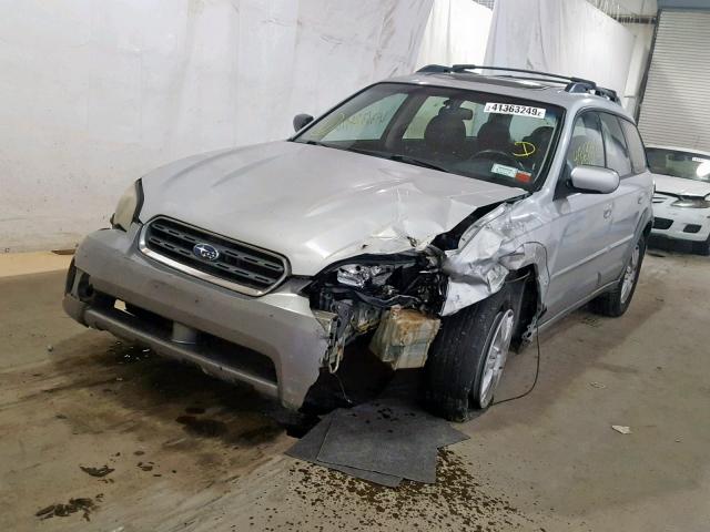 4S4BP62C557371034 - 2005 SUBARU LEGACY OUT SILVER photo 2