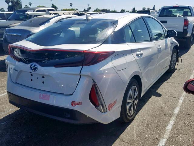 JTDKARFP1J3080536 - 2018 TOYOTA PRIUS PRIM 白色 照片 4